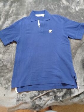 BMW Men's Blue Polo Shirt